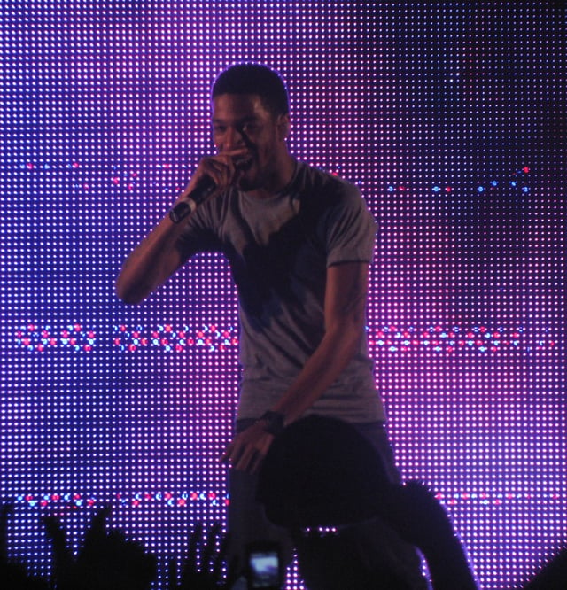 Kid Cudi performing on August 6, 2009.