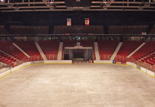 The Herb Brooks Arenain Lake Placid (c. 2007), site ofthe "Miracle on Ice" in 1980