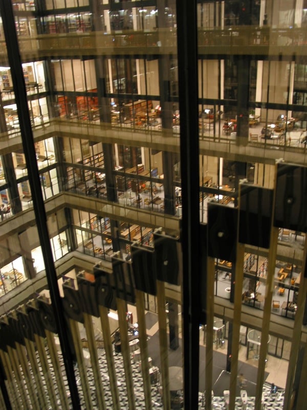 A view of the interior of Bobst