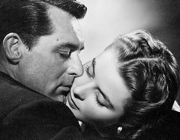 Cary Grant and Ingrid Bergman in Notorious (1946). RKO made over $1 million profit on the coproduction with David O. Selznick's Vanguard Films.
