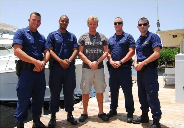 Ramsay and U.S. Coast Guard filmed on Kitchen Nightmares in 2010