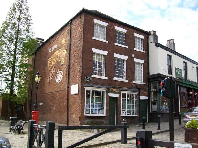 The original Toad Lane Store, Rochdale, Manchester; one of Britain's earliest co-operative stores