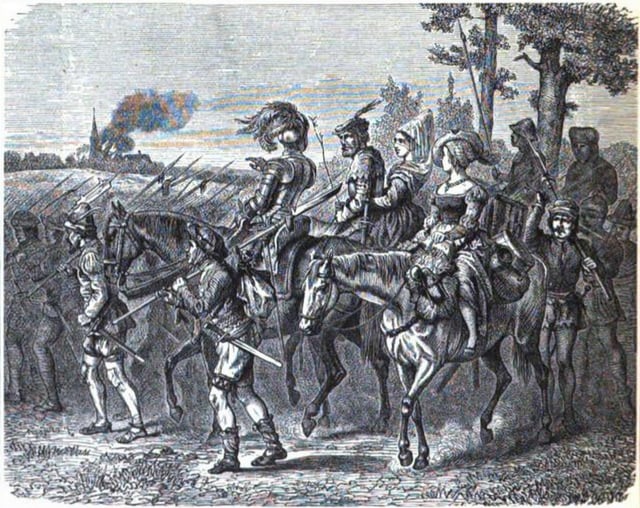 Wandering bands of insurgents during the German Peasants' War