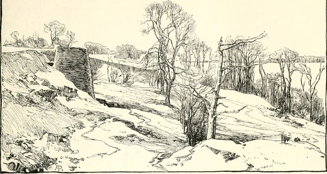 Future site of tomb, 1886