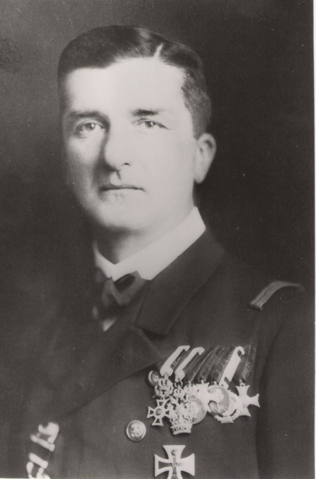 Admiral Miklós Horthy during World War I