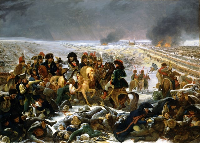 Napoleon on the field of Eylau