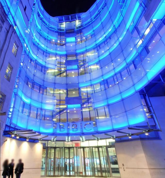 BBC New Broadcasting House, London which came into use during 2012–13