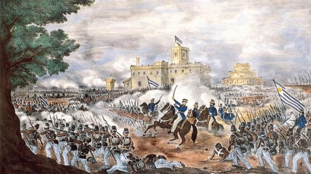 The Battle of Caseros, 1852