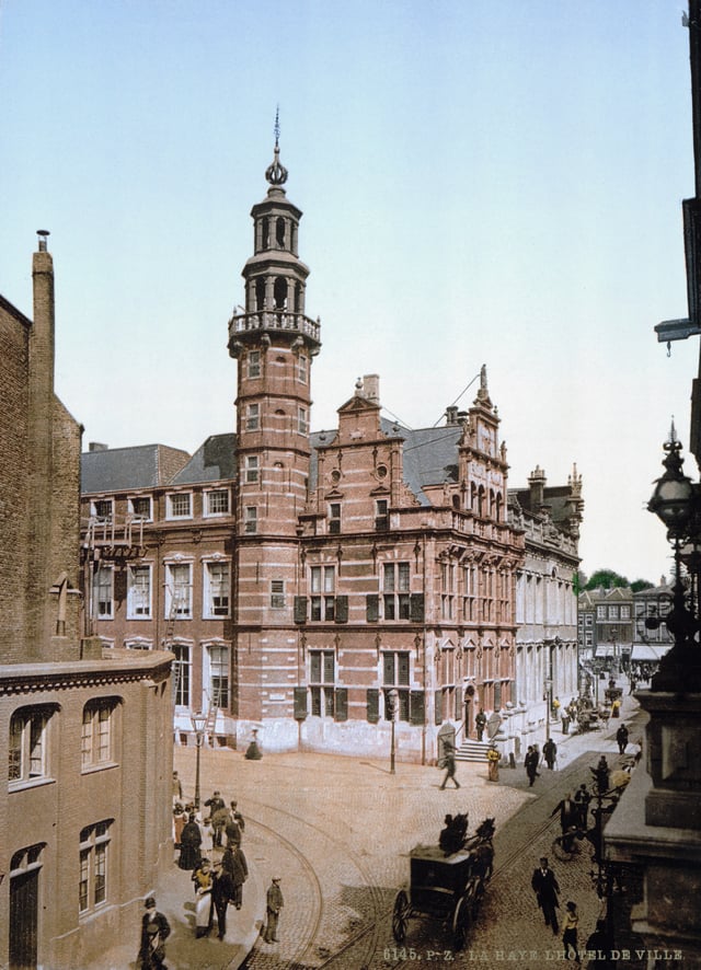 The Old City Hall of The Hague around 1900