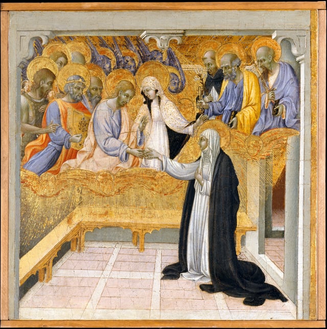 (1347–1380) by Giovanni di Paolo, c. 1460 (Metropolitan Museum of Art, New York)