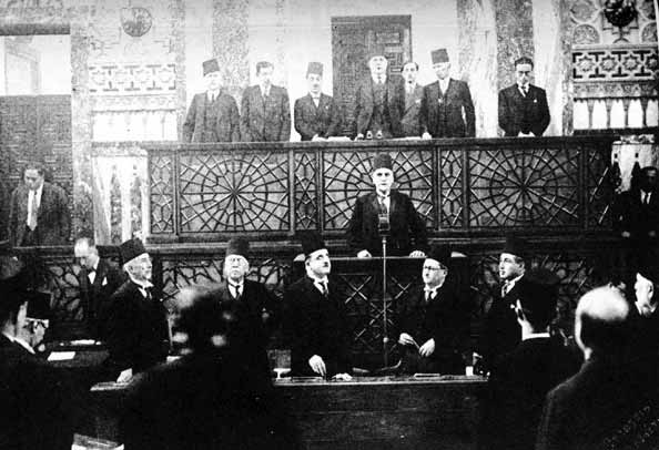 The inauguration of President Hashim al-Atassi in 1936
