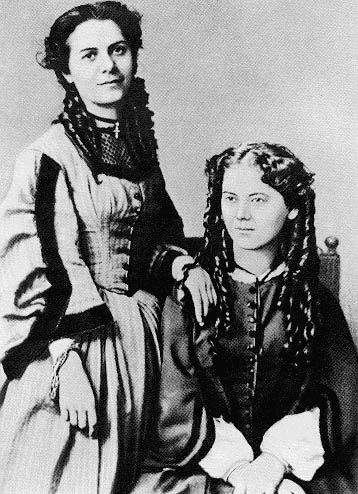 Jenny Carolina and Jenny Laura Marx (1869): all the Marx daughters were named Jenny in honour of their mother, Jenny von Westphalen.