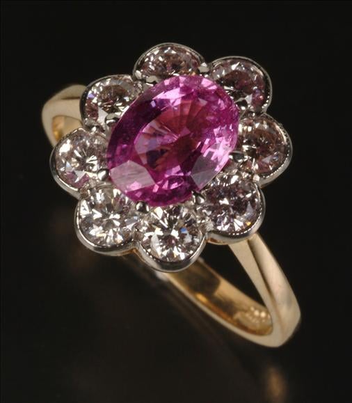 Pink sapphire