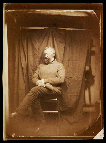 Portrait of a sailor taken on board the French aviso Ardent, 1857.