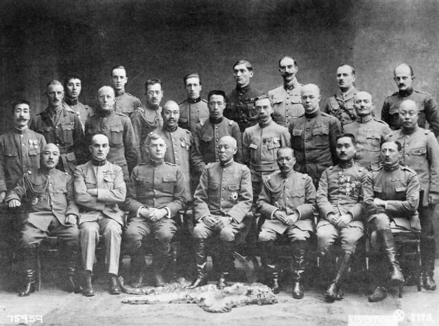 Russian Civil War and Allied Intervention 1918–1920. Commanding Officers and Chiefs of Staff of the Allied Military Mission to Siberia, Vladivostok.