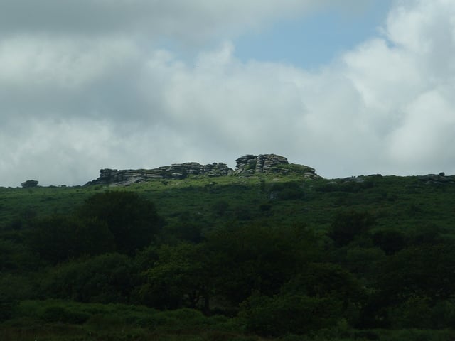 Hawk's Tor, west of North Hill