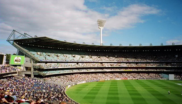 The MCG during the 1998 Boxing Day Test match