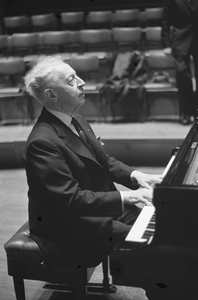Artur Rubinstein was one of the greatest concert pianists of the 20th century.