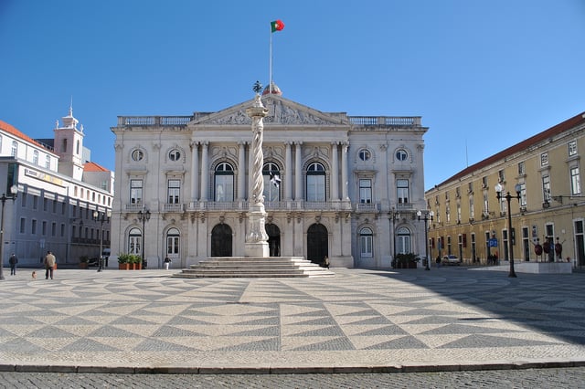 Building of the Câmara Municipal of Lisbon.