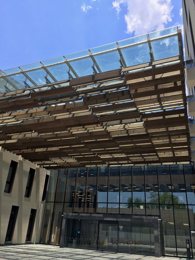 The University of Nagano Main Entrance