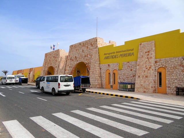 Aristides Pereira International Airport in Boa Vista island