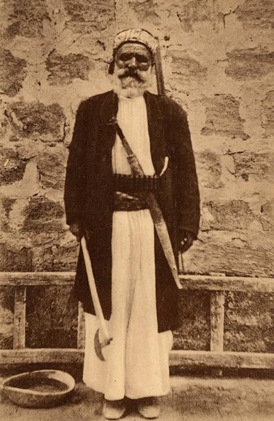 Alawite man in Latakia, early 20th century