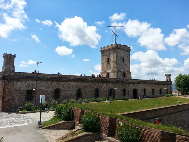 The fortress at Montjuïc, most southerly point from which measurements were made when calculating the meridional definition of the metre