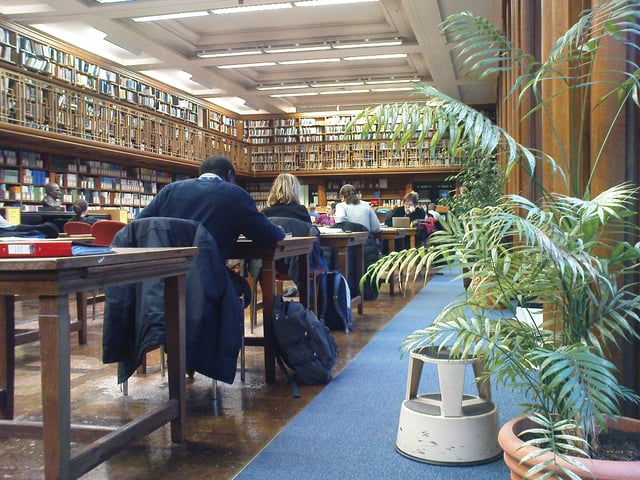The library of the London School of Hygiene & Tropical Medicine