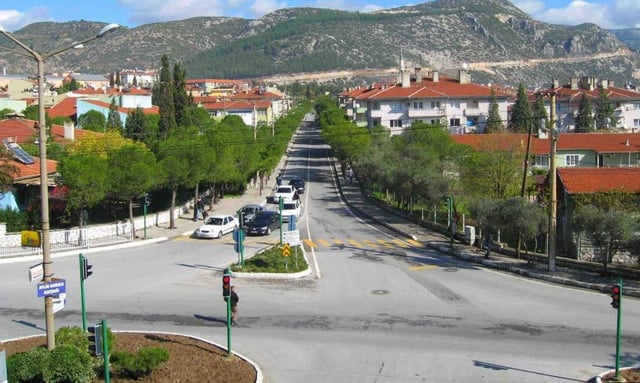 Street in the new quarters of Muğla.