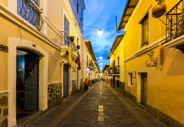 La Ronda street, one of the most popular areas to go out.