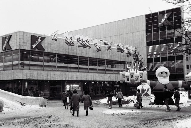 Kmart in Bratislava, Slovakia during the early 1990s