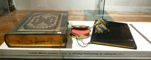 Instruments of ratification for an 1832 treaty between the US and the United Mexican States