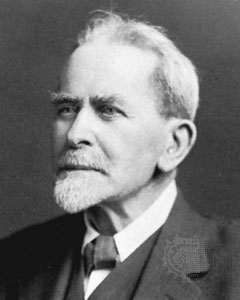 Photograph of Sir James George Frazer, the anthropologist who is most directly responsible for promoting the concept of a "dying and rising god" archetype