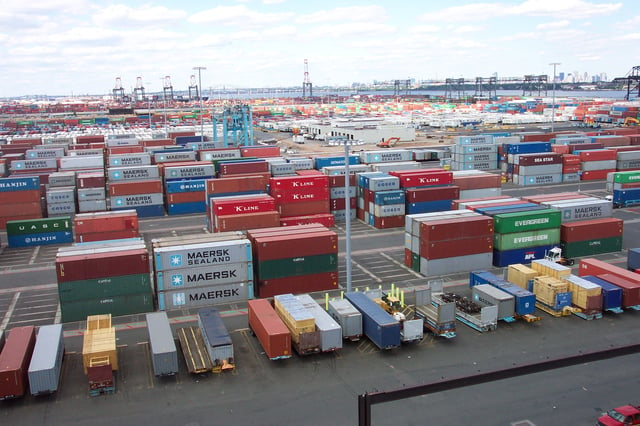 In 2012 there were over 20 million intermodal containers in the world.