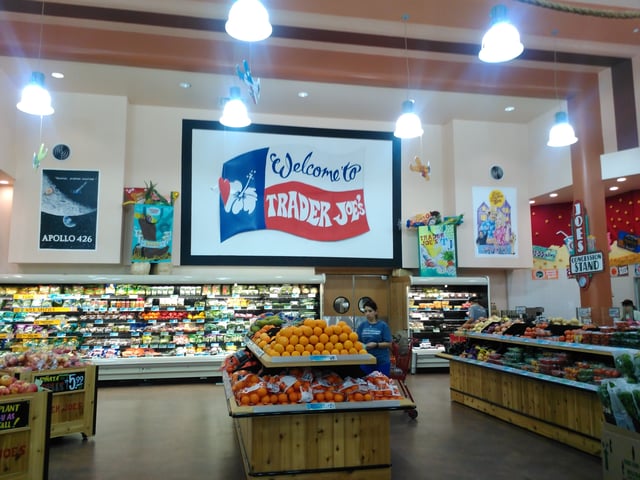 Interior of Trader Joe's in the Alabama Theatre in Houston