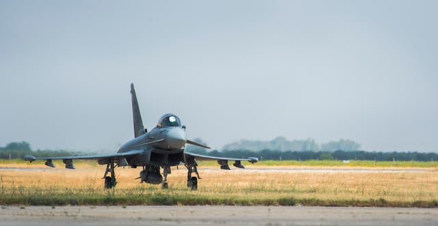 Eurofighter Typhoon of Ala 11 at Morón