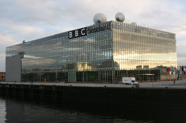BBC Pacific Quay in Glasgow, which was opened in 2007.