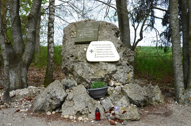 Erwin Rommel Memorial, place of his suicide with a cyanide pill, Herrlingen (2019)