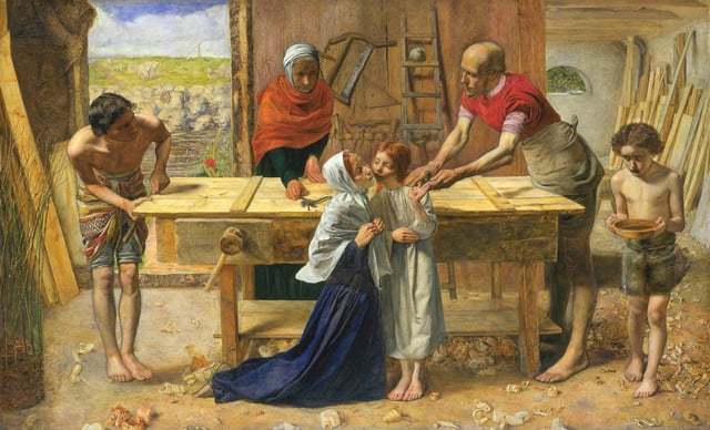 Christ in the House of His Parents by John Everett Millais, 1849–50