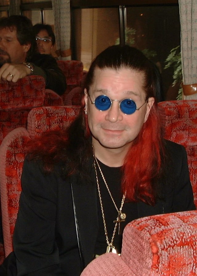 Osbourne on tour in Japan in 1999