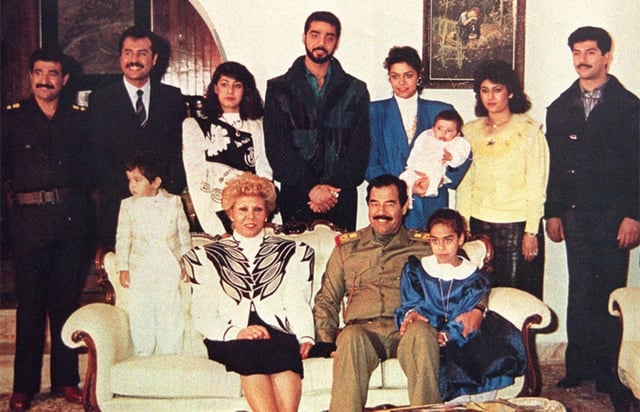 Saddam Hussein's family, mid-late 1980s