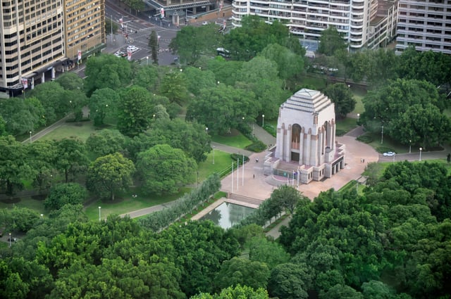 The Anzac War Memorial in Hyde Park is a public memorial dedicated to the achievement of the Australian Imperial Force of World War I.