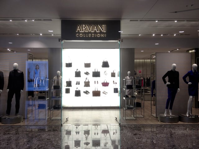 Armani Collezioni at Indooroopilly Shopping Centre