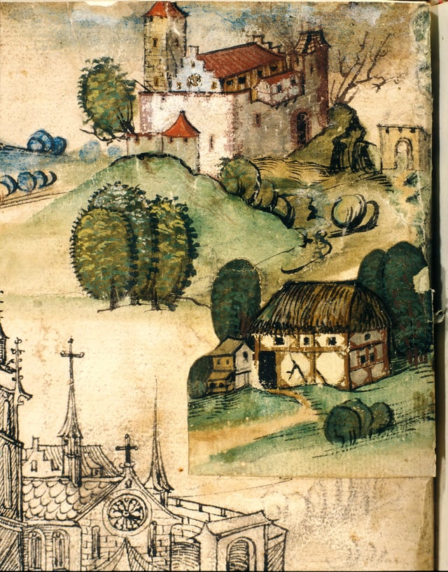 Dübelstein castle, the so-called Waldmannsburg (1489)