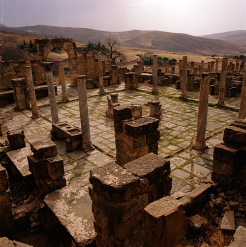 Roman ruins at Djémila