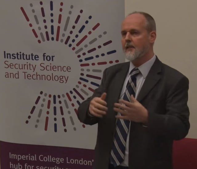 Giving the Vincent Briscoe Annual Security Lecture, Imperial College London, November 2017.
