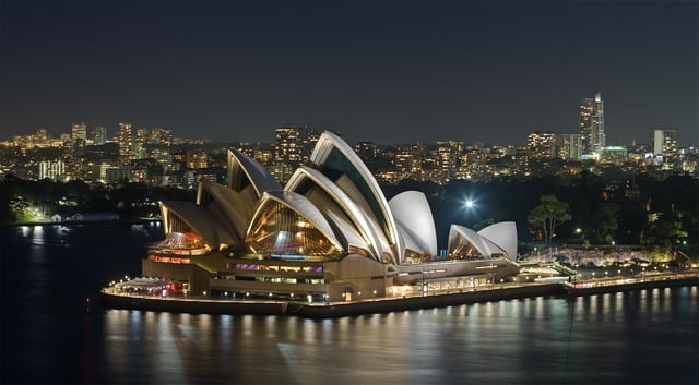 The Sydney Opera House was completed in 1973 and has become a World Heritage Site.