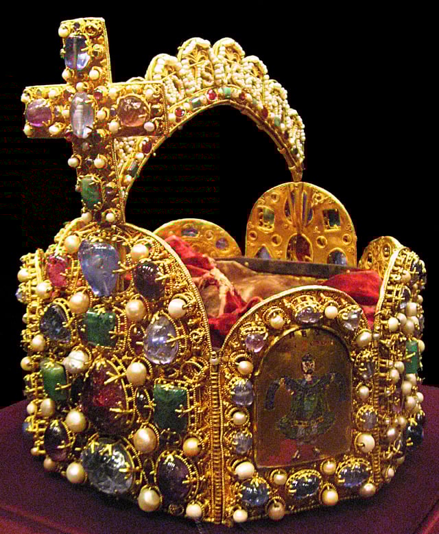 The Imperial Crown of the Holy Roman Empire. Otto was crowned as Emperor on February 2, 962 by Pope John XII.