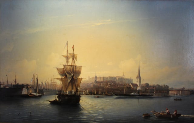 Port of Reval in 1853