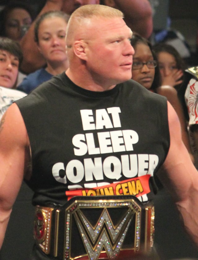 Lesnar is a four-time WWE Champion